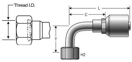 Gates 16G-16Fforx90M 7104-24755