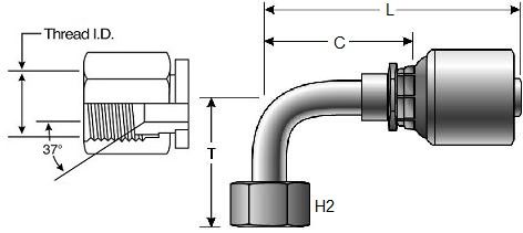 Gates 12G-12Fjx90L 7103-47465