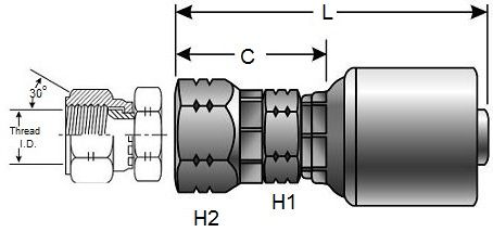 Gates 4G-4Fkx Megacrimp 7100-03625