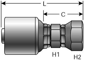 Gates 4G-4Fjisx Megacrimp 7100-03305