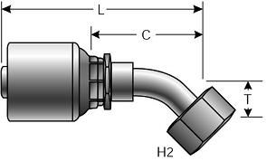 Gates 12G-12Fjx45S Coupling 7103-46425