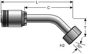Gates 24Gsh/24Gsm-24Fbsporx45 7341-07035