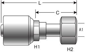 Gates 4G-10Fdhorx Coupling 7100-95695