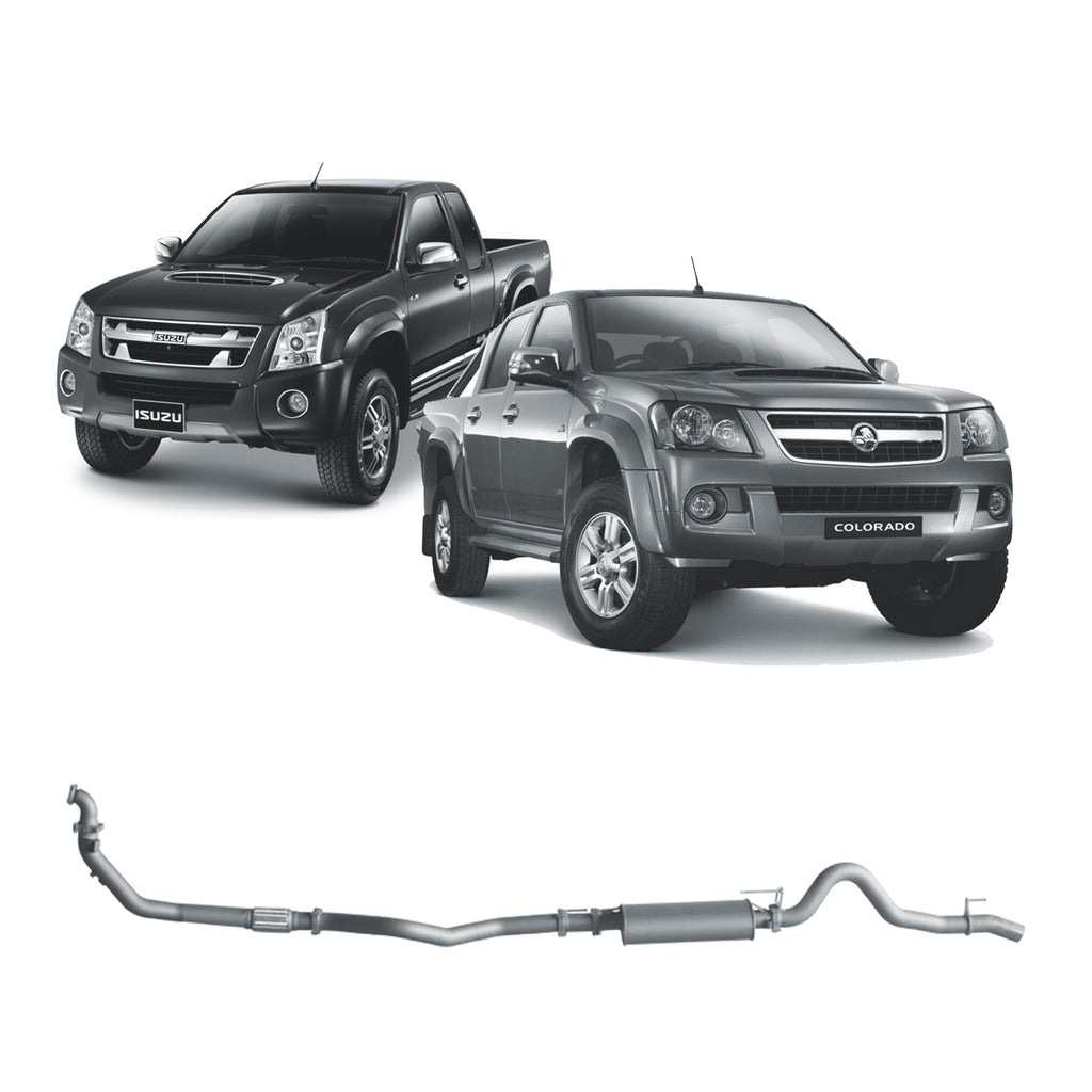 Redback Extreme Duty Exhaust 3in Turbo Back (No Cat With Large Muffler) HCX10600-PM