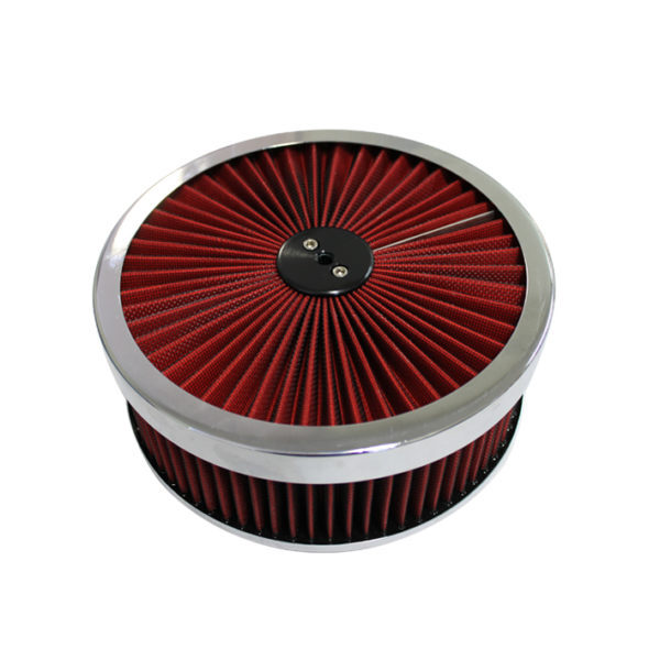 Autotecnica 9In Carburettor Air Filter With Cotton Top & Normal Base HFL9N