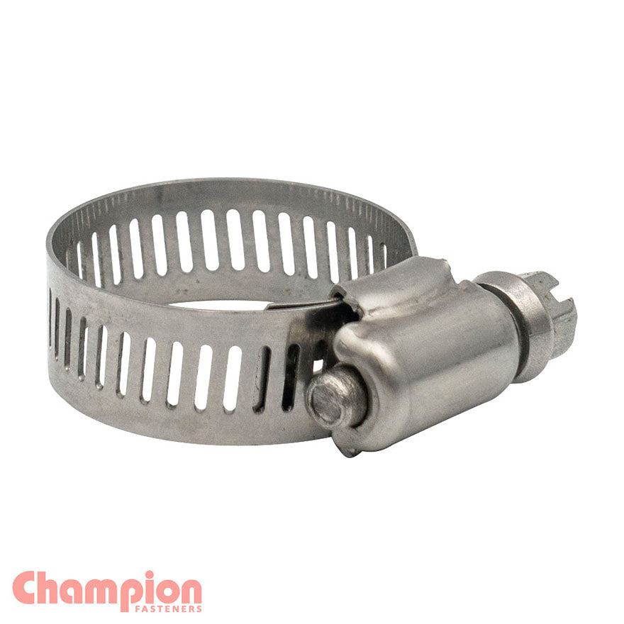 Champion Fasteners Hose Clamp Stainless Steel Size Range 33 57mm SS28