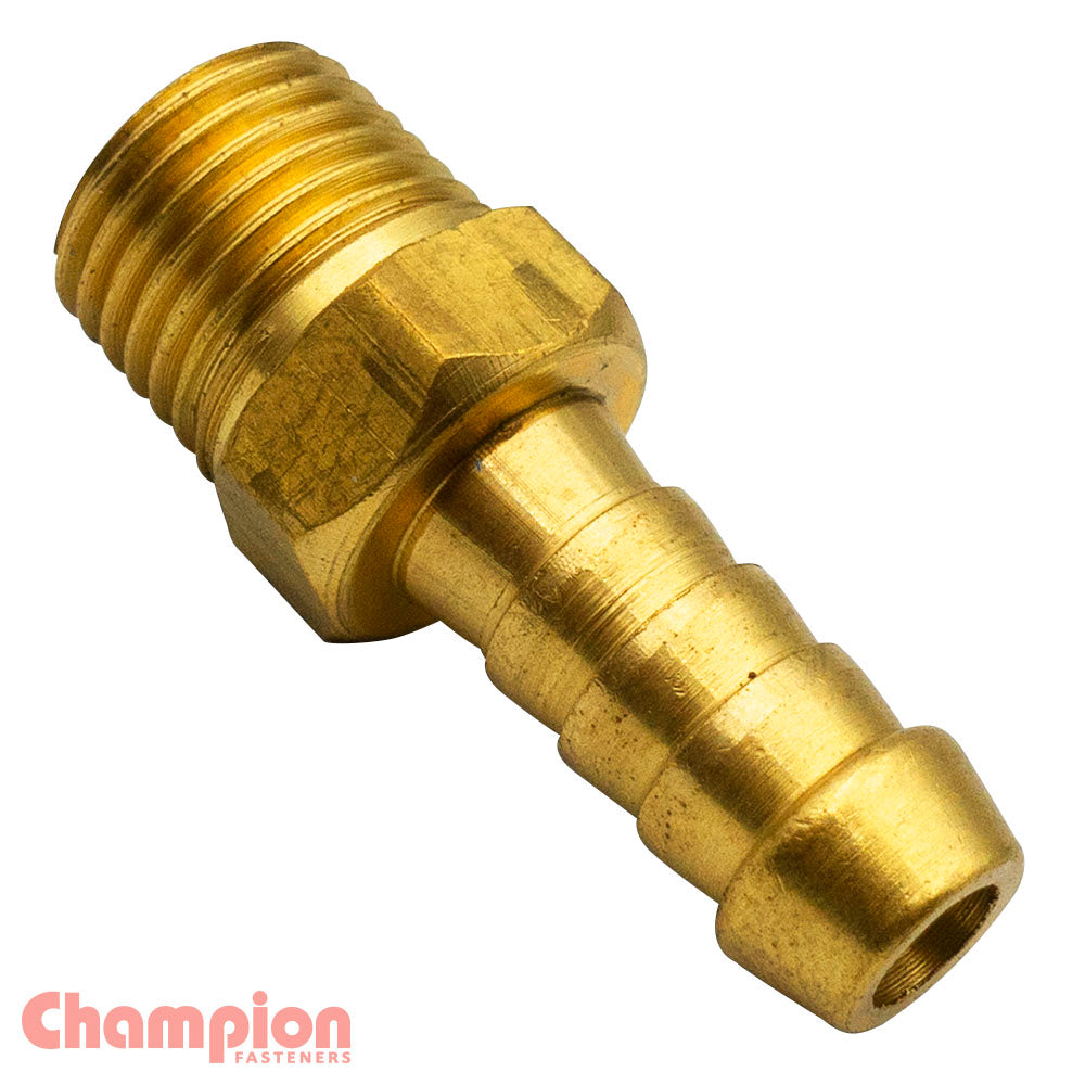 Champion Fasteners Hose Tail Straight Male Brass 3/4In X 1/2In P3-1208