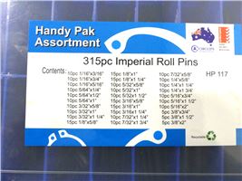 Circlips Australia Roll Pin Kit-315Pc Imp HP117