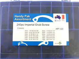 Circlips Australia Grub Screw Kit-240Pc Imp HP120