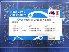 Circlips Australia Grease Nipple Kit-100Pc Imperial HP172