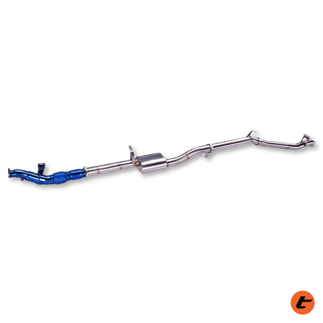 Torqit 79 Series 3.5in 4.5L TD Dual Cab Stainless Steel System Loud Option - DPF Delete