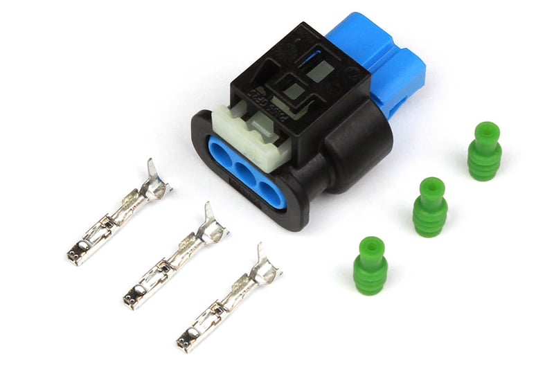 Haltech Plug and Pins Only - Ford Coyote 2nd Generation Ignition Coil Plugs - 2015-2017 (Set of 8) HT-030403