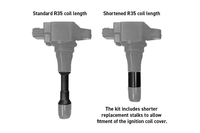 Haltech R35 Coil Bracket Kit for Nissan RB Includes Bracket , Coils, Connectors and Harness HT-120203