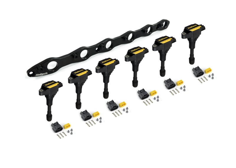 Haltech R35 Coil Bracket Kit for Nissan RB Includes Bracket , Coils and connectors HT-120202