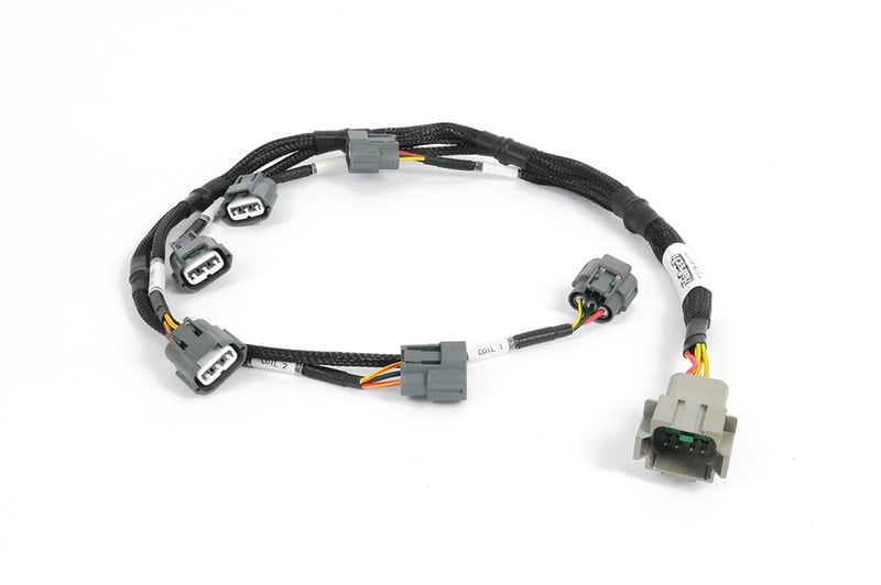 Haltech R35 Coil Bracket Kit for Nissan RB Includes Bracket , Coils, Connectors and Harness HT-120203