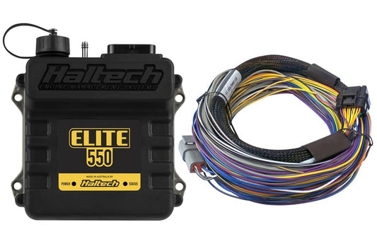 Haltech Elite 550 + Basic Universal Wire-in Harness Kit  2.5m (8) HT-150402