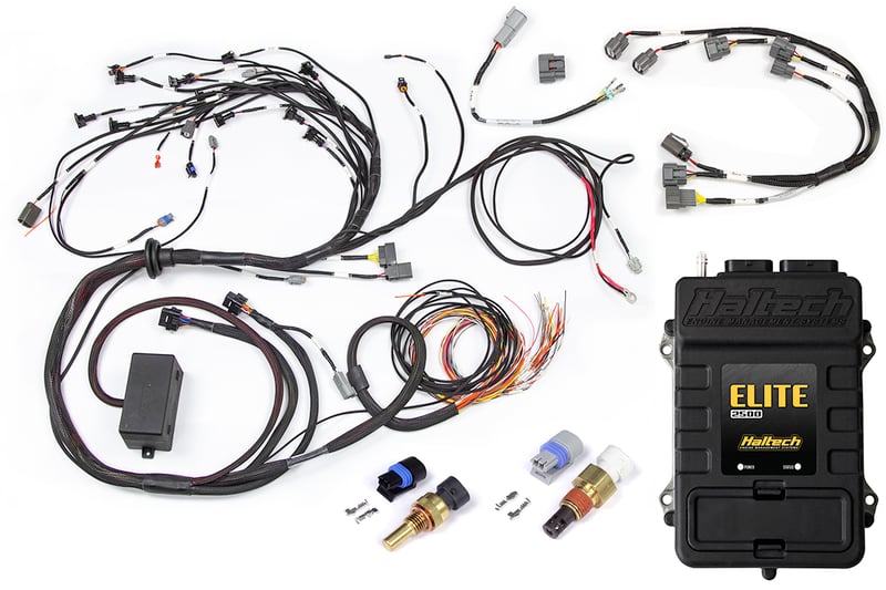 Haltech Elite 2500 + Terminated Harness Kit for Nissan RB Twin Cam With Series 2 (late) ignition type sub harness HT-151309