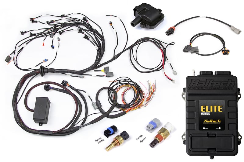 Haltech Elite 2500 + Terminated Harness Kit for Nissan RB30 Single Cam with LS1 Coil & CAS sub-harness HT-151311