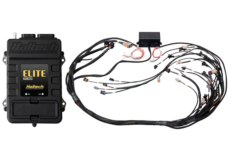 Haltech Elite 2500 + GM GEN IV LSx (LS2/LS3 etc) non DBW Terminated Harness Kit (EV6) HT-151365