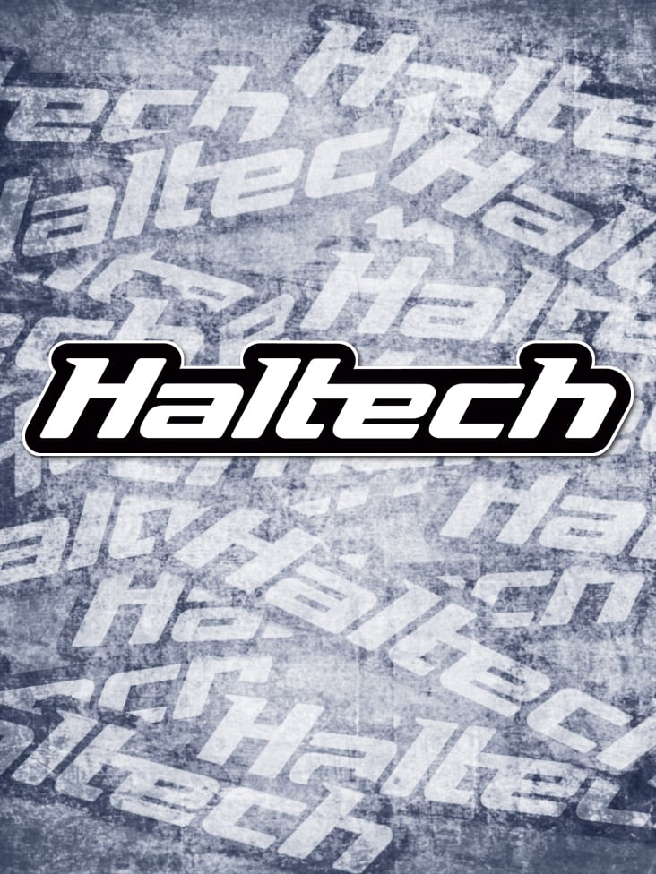 Haltech Sticker 400mm - Black & White HT-300112