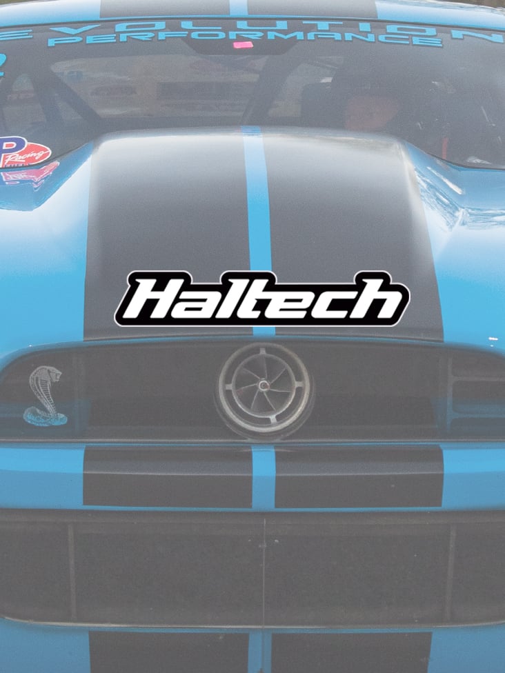 Haltech Sticker 600mm - Black & White HT-300113