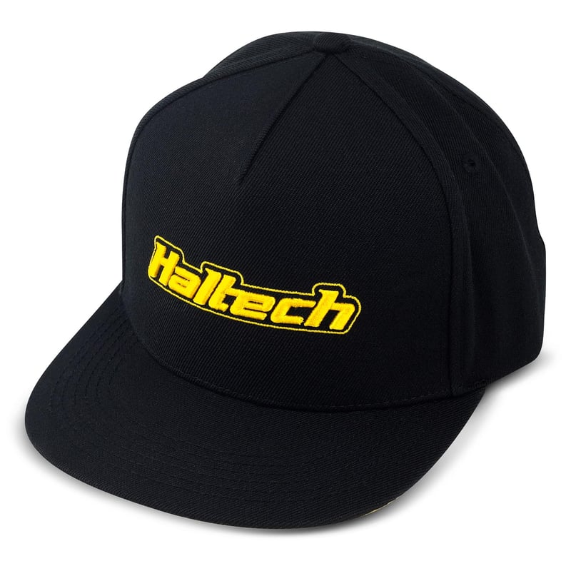 Haltech Snapback Cap Black Yello Logo