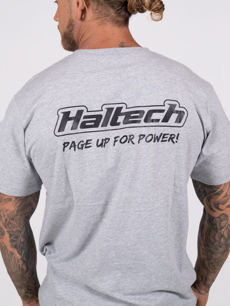 Haltech Classic T-Shirt Grey - 4X Extra Large