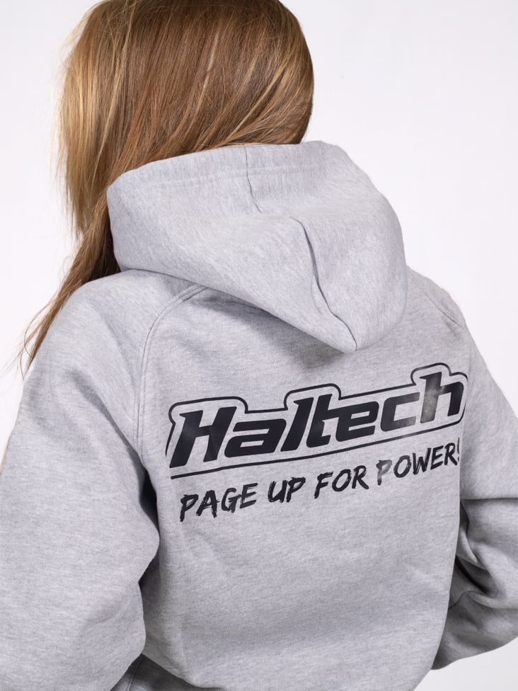 Haltech Classic Hoodie Grey - Small