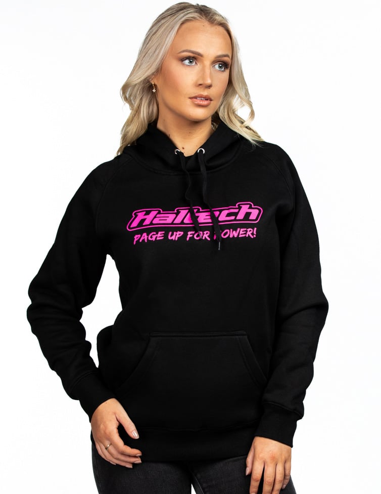 Haltech Classic Hoodie Black Pink - 3X Extra Large