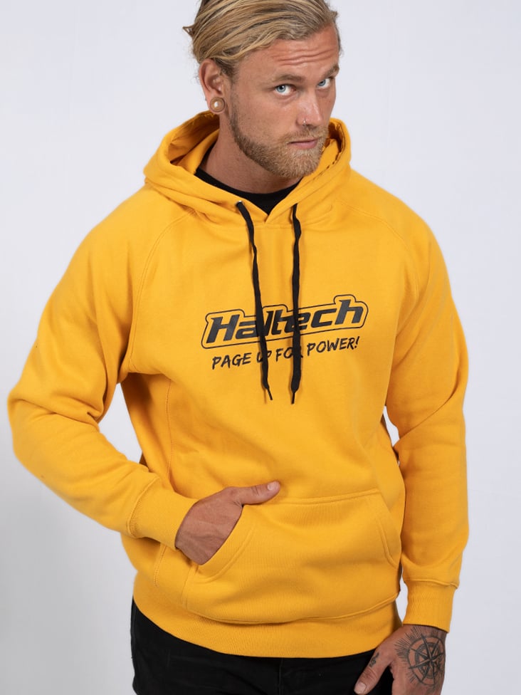 Haltech Classic Hoodie Yellow - Extra Large