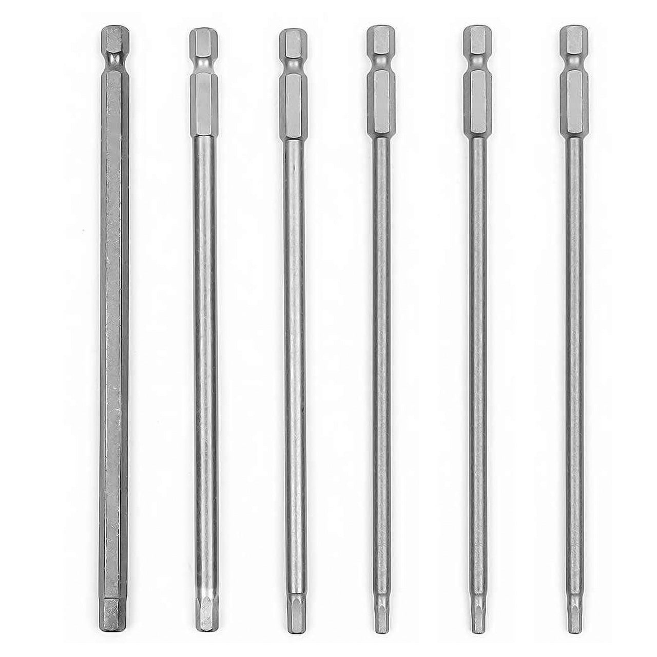 Ajax Hex Power Bit Set 150mm 6 Piece 150HXSET6