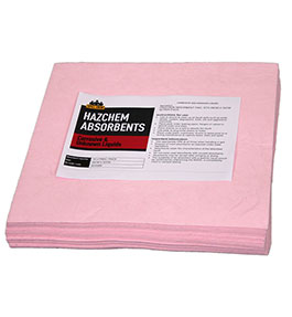 Spillcrew Hazchem Absorbant Pad 45cmx45cm Standard 50 Pack SCH45S-50