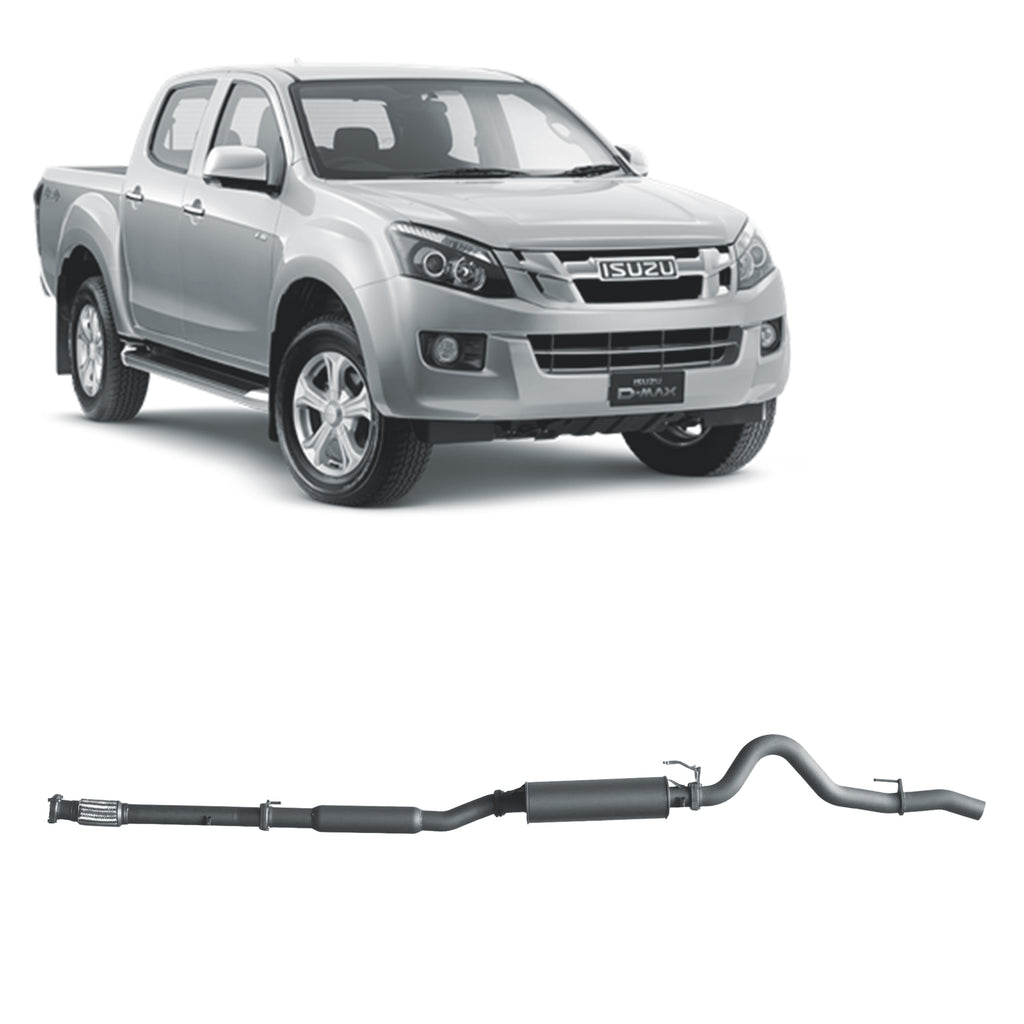 Redback Extreme Duty Exhaust 3in DPF Back (No Cat With Large Muffler) IDX12800-PM