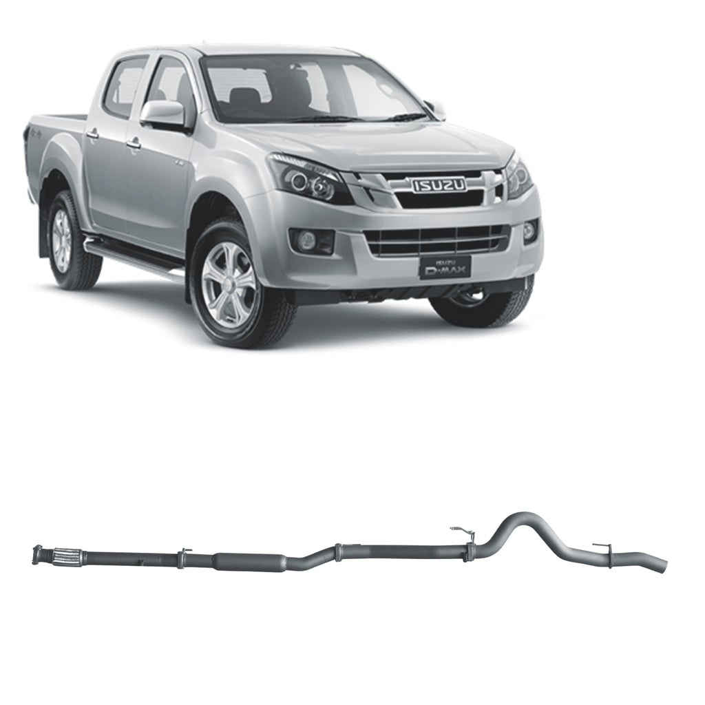 Redback Extreme Duty Exhaust 3in DPF Back (No Cat & No Muffler/Pipe Only) IDX12800-PO