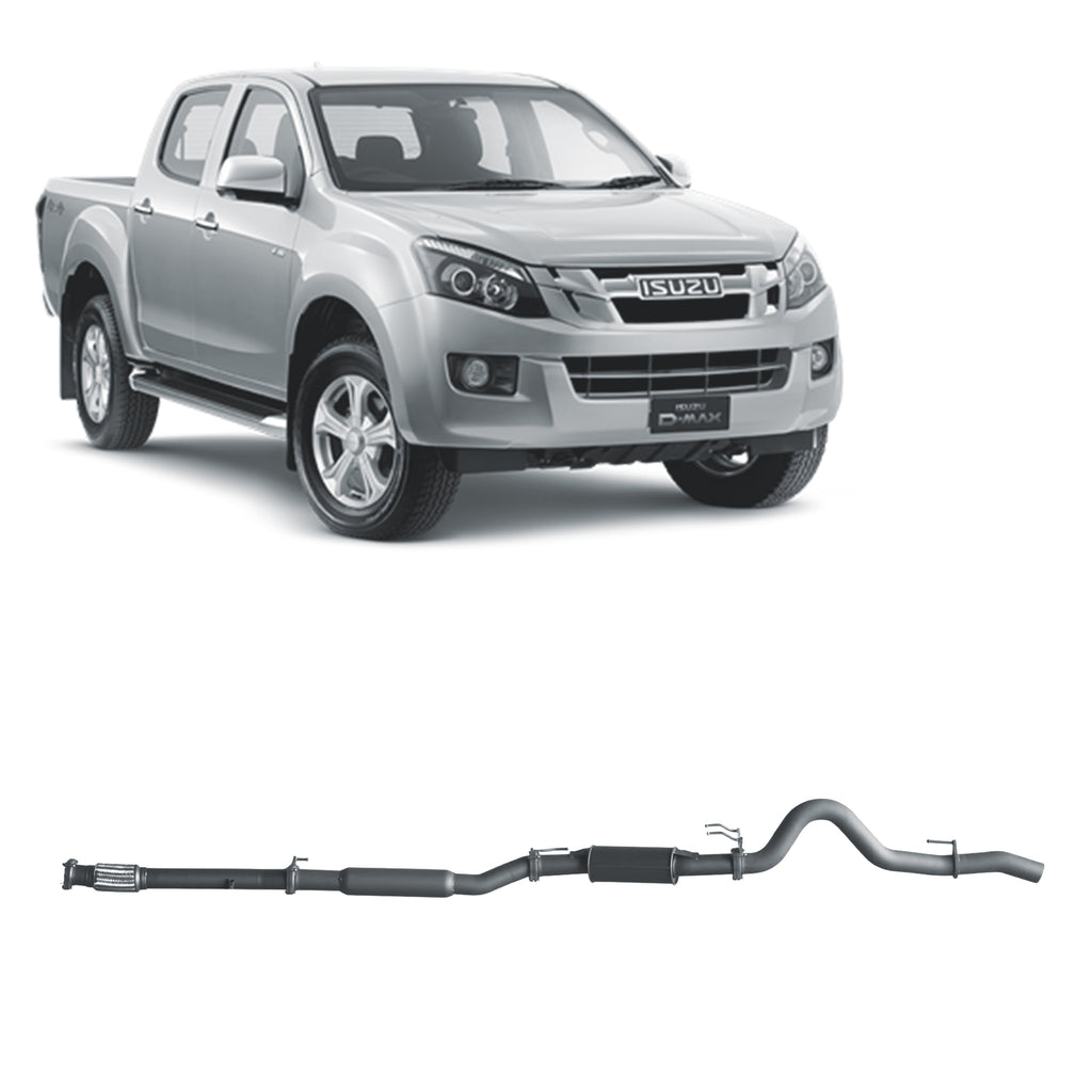 Redback Extreme Duty Exhaust 3in DPF Back (No Cat With Resonator) IDX12800-PR