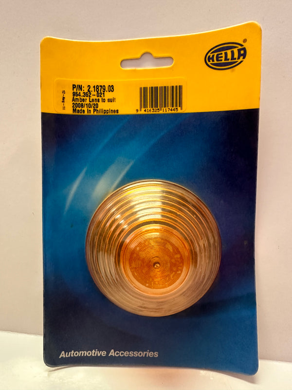 Hella Amber Lens To Suit 20/10/2008 2.1879.03