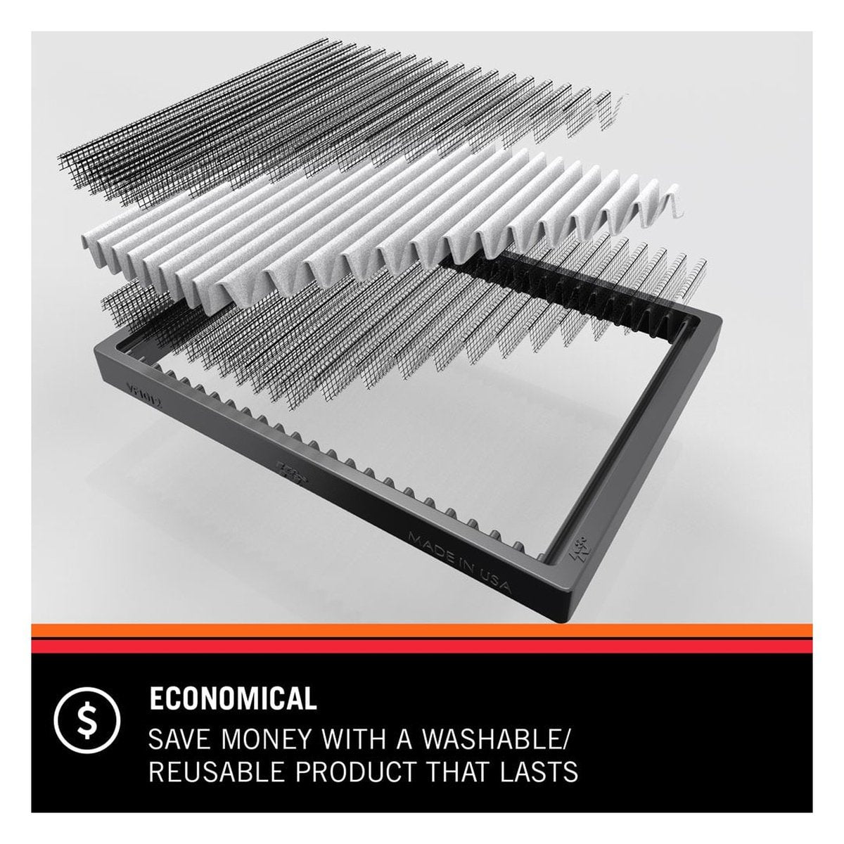 K&N Cabin Pollen Air Filter VF3012