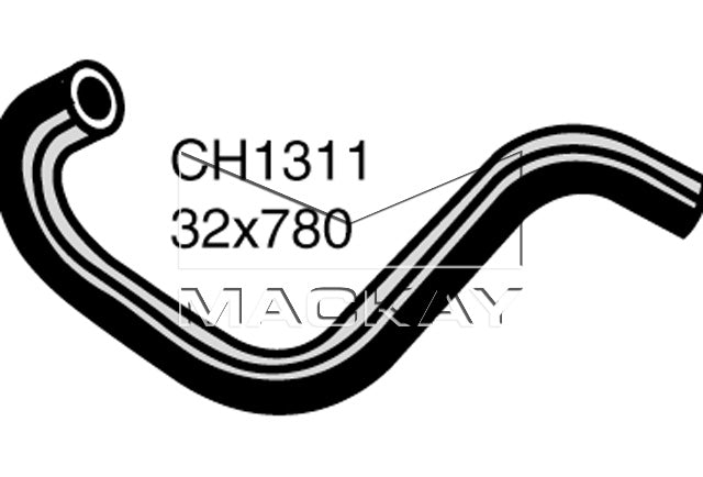 Mackay Bottom Radiator Hose CH1311