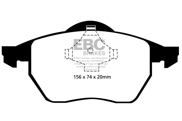 EBC Audi/Skoda/Vw Front Pads DP21324