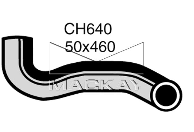 Mackay Top Radiator Hose CH640