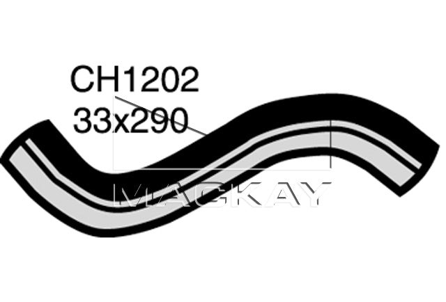 Mackay Top Radiator Hose CH1202