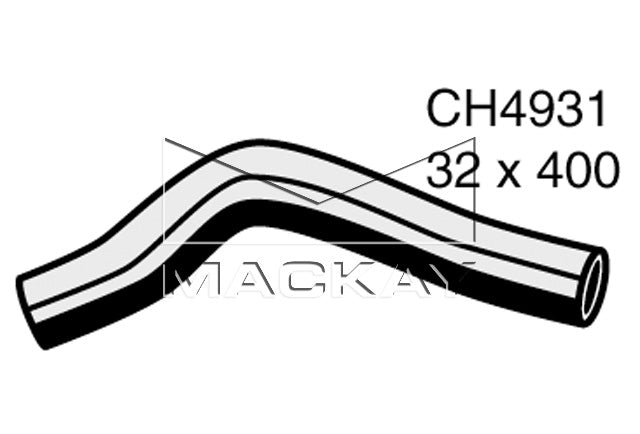 Mackay Bottom Radiator Hose CH4931