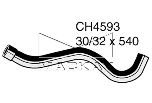 Mackay Top Radiator Hose CH4593