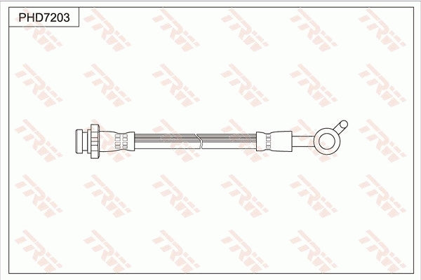TRW Brake Hose PHD7203