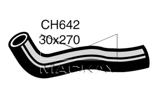 Mackay Top Radiator Hose CH642
