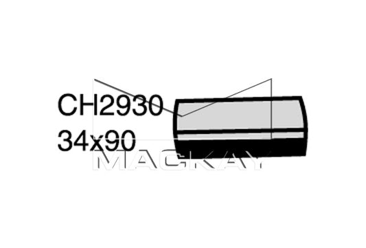 Mackay Bottom Radiator Hose CH2930