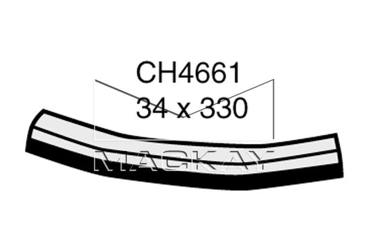 Mackay Top Radiator Hose CH4661