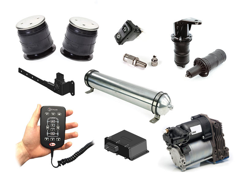 Airbag Man Full Air Suspension Kit - Metric Tubing