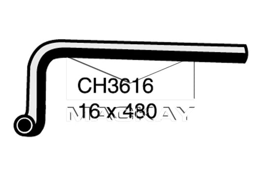 Mackay Heater Hose CH3616