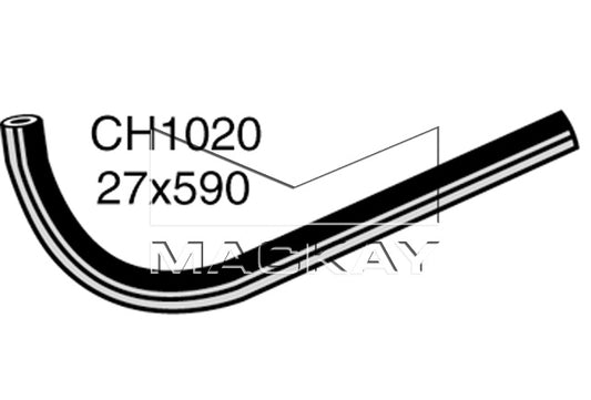 Mackay Top Radiator Hose CH1020